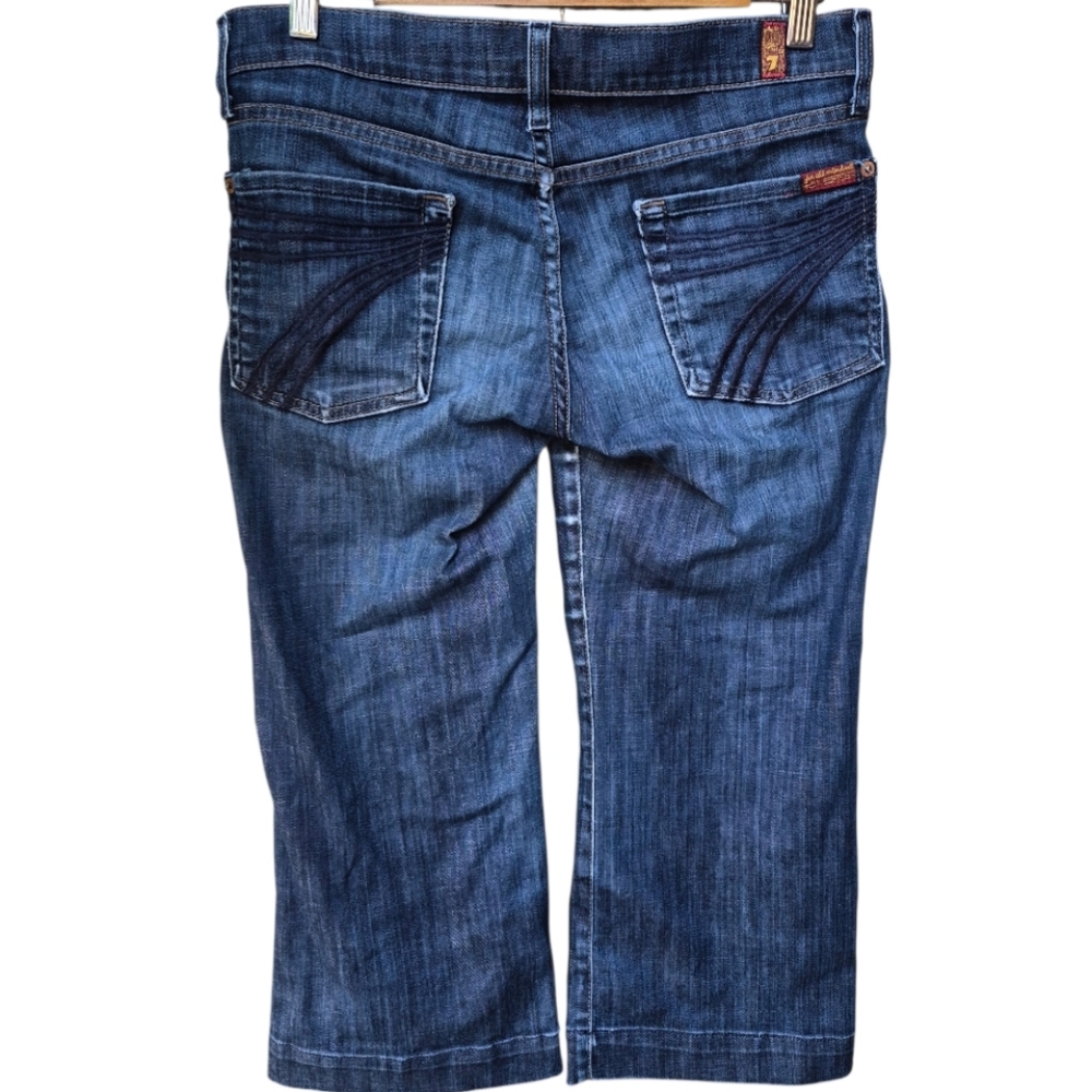 7 For All Mankind Dojo Cropped Jeans Size 27